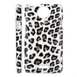 HTC ONE X Leopard Cover (Hvid)
